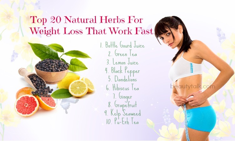 Top 20 Natural Herbs For Weight Loss That Work Fast