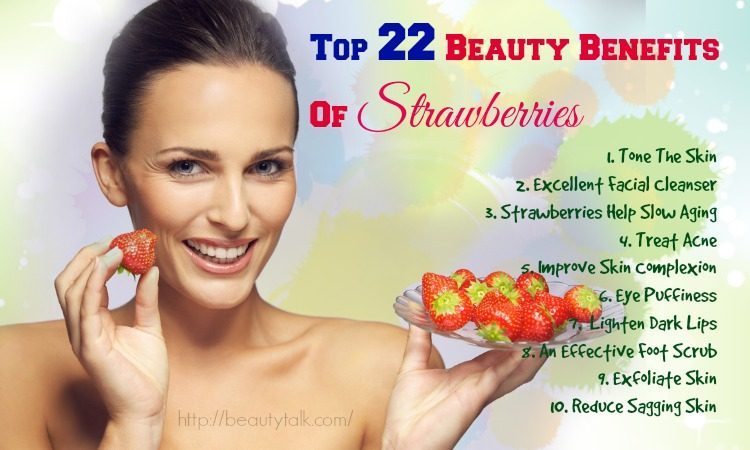 beauty benefits of strawberries