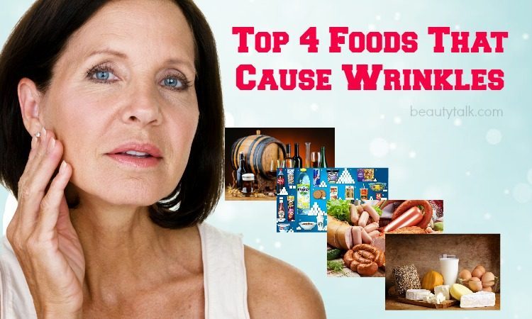 foods that cause wrinkles