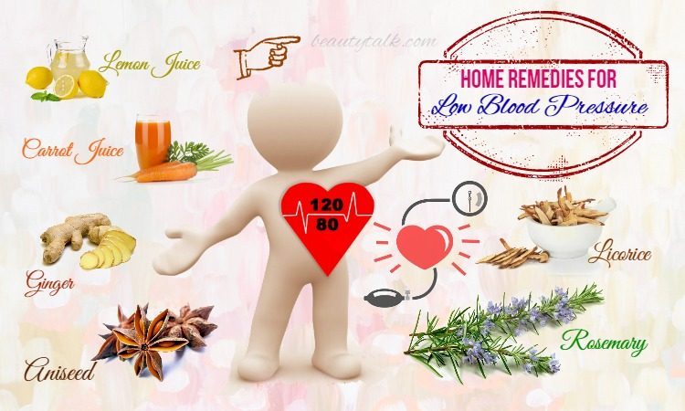 home remedies for low blood pressure