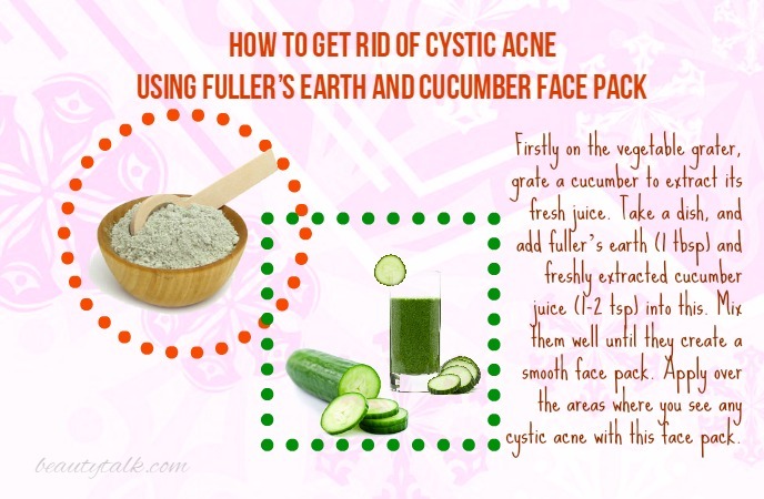 how to get rid of cystic acne