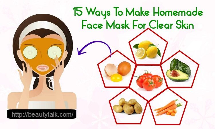 Natural face mask for clear skin