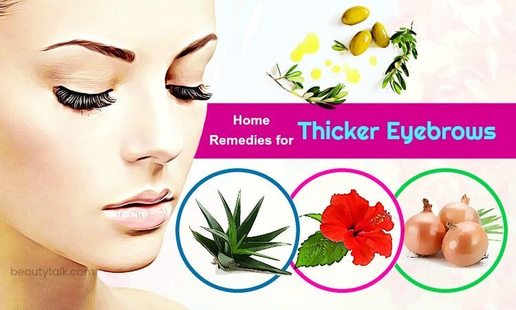 home remedies for thicker eyebrows