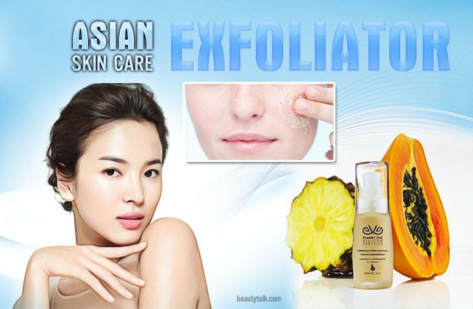 asian skin care - exfoliator