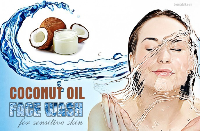 face wash for sensitive skin - coconut oil face wash