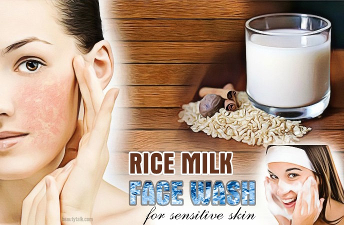 face wash for sensitive skin - rice milk face wash