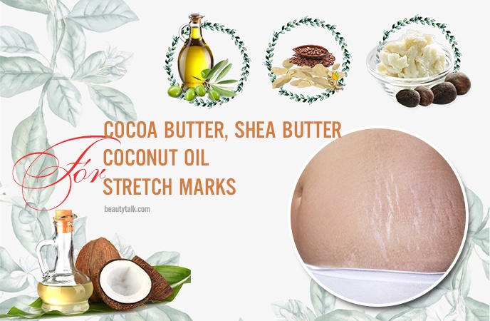 coconut oil for stretch marks - cocoa butter, shea butter, and coconut oil for stretch marks