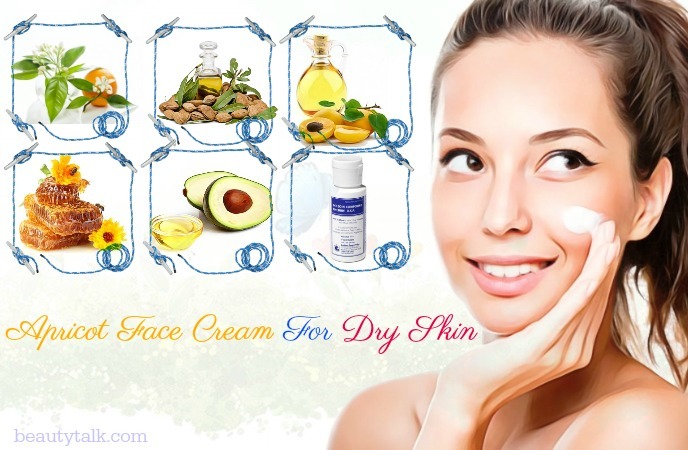 face cream for dry skin in summer - apricot face cream