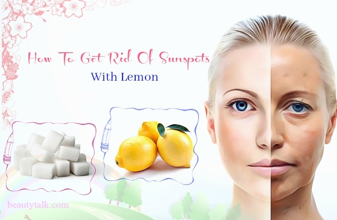 how to get rid of sunspots on shoulders - lemon