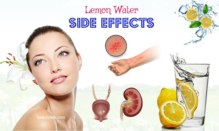 lemon water side effects on health